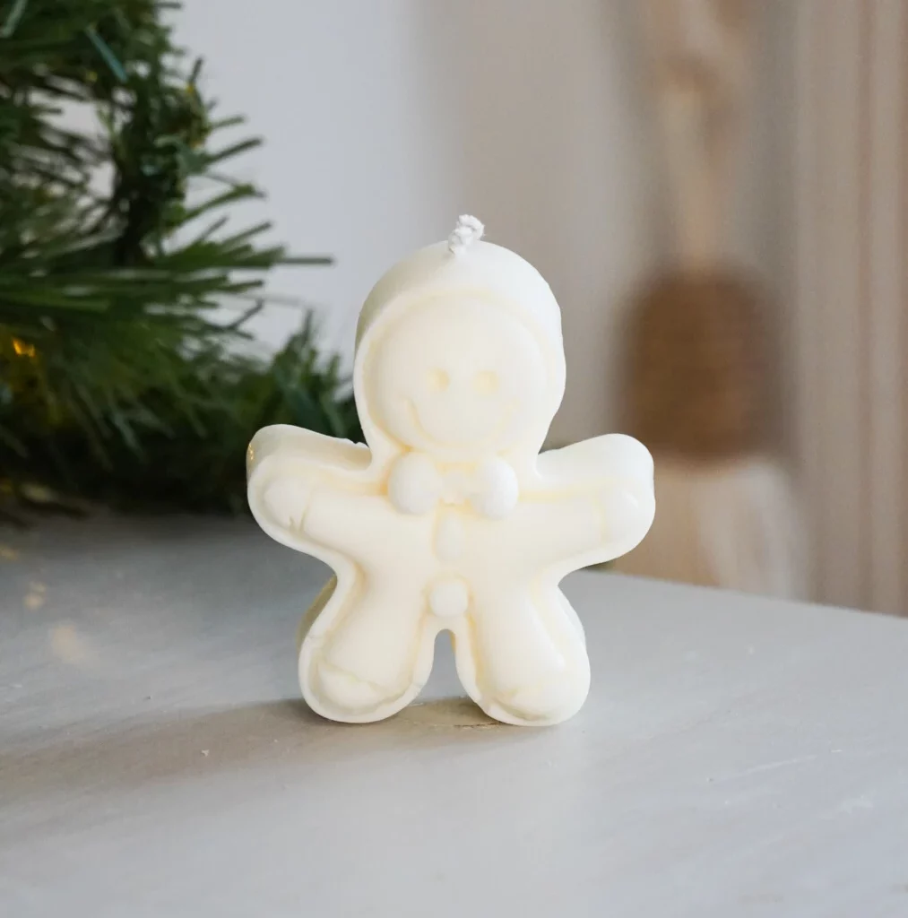 La bougie bonhomme pain d'épices